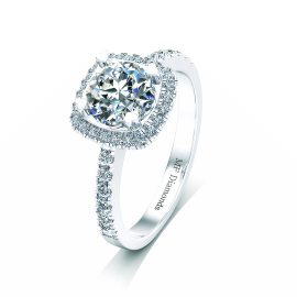 Ring setting with diamond (20)