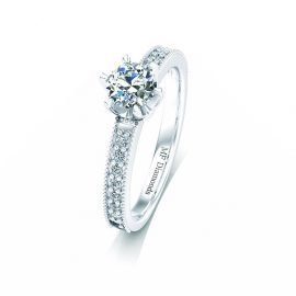 Ring setting with diamond (4)